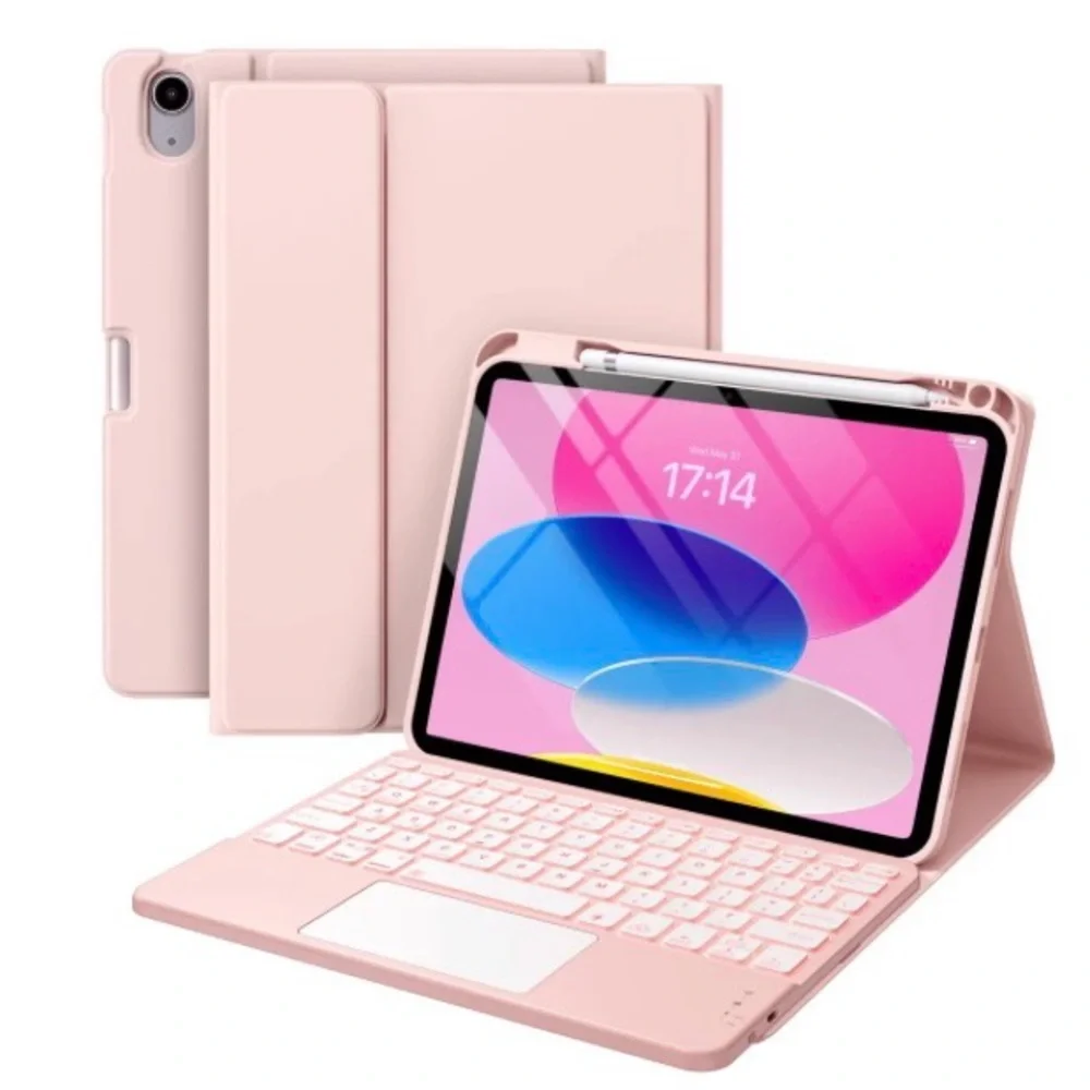 Harvopu Compatible for iPad 11th 10th Generation Case with Keyboard, Folio Cover